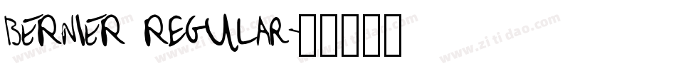 BERNIER Regular字体转换